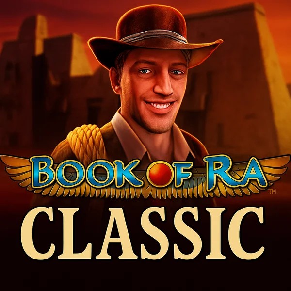Book of Ra Classic by Novomatic, showcased at nomaspin-casinos.com – game logo