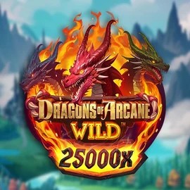 Dragons of Arcane Wild logo by Foxium NomaSpin Casino